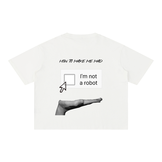 Mineral Wash Boxy Cotton T-Shirt, SunStitch coded