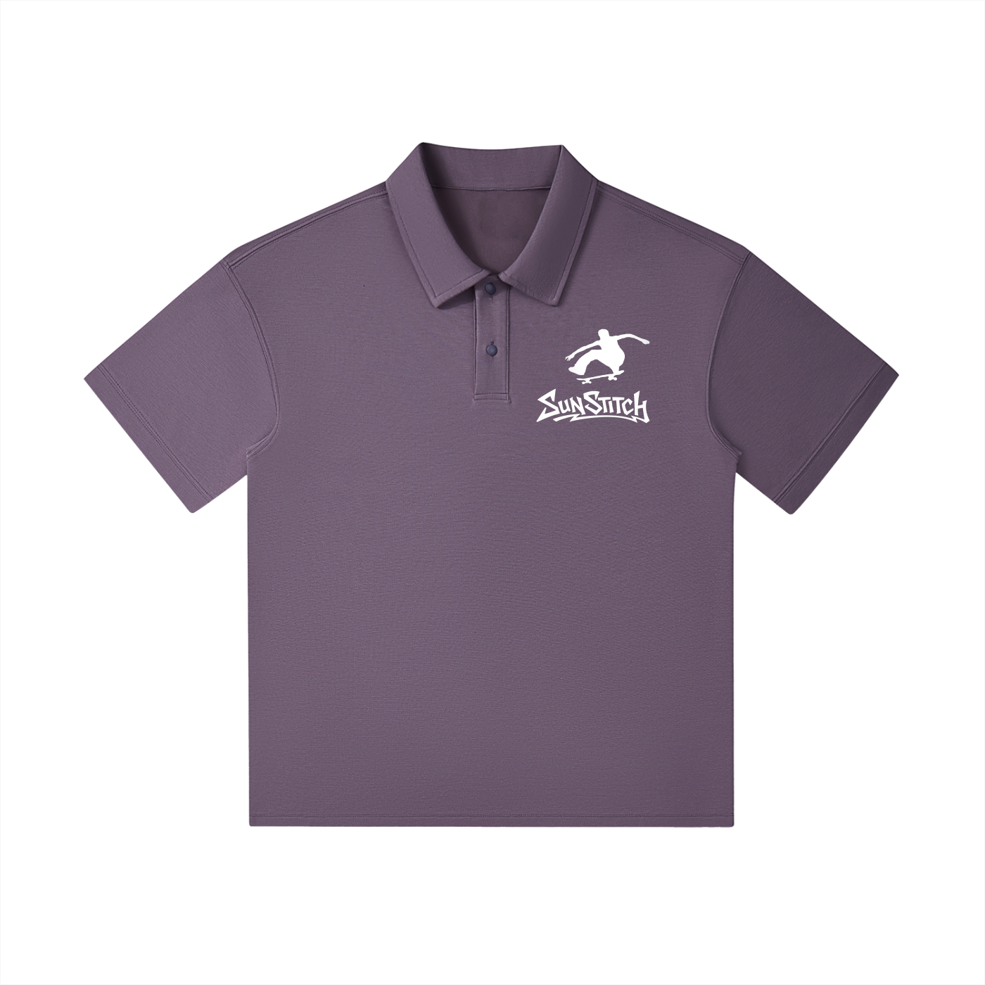 Drop Shoulder Short-Sleeve Polo