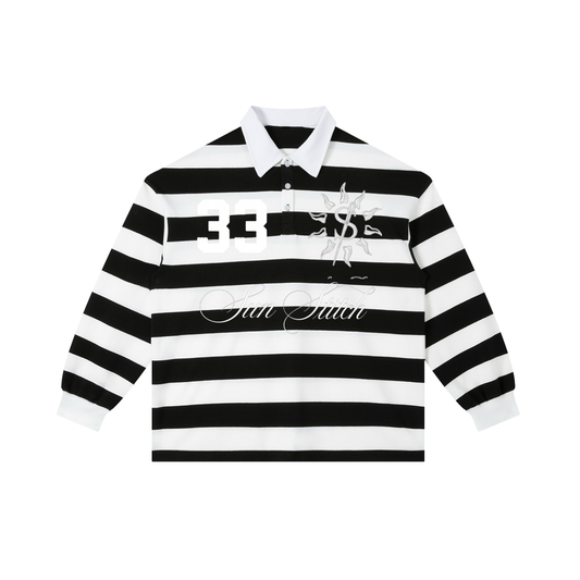 Color Block Stripe Polo Shirt, SunTitch coded