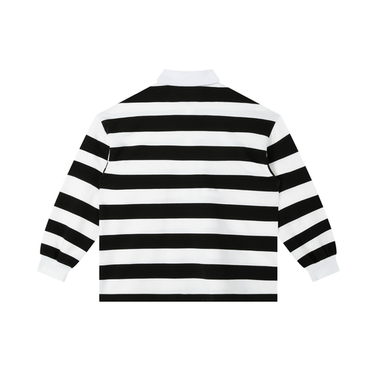 Color Block Stripe Polo Shirt, SunTitch coded