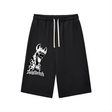 Relaxed Drawstring Three-quarter Sweatpants