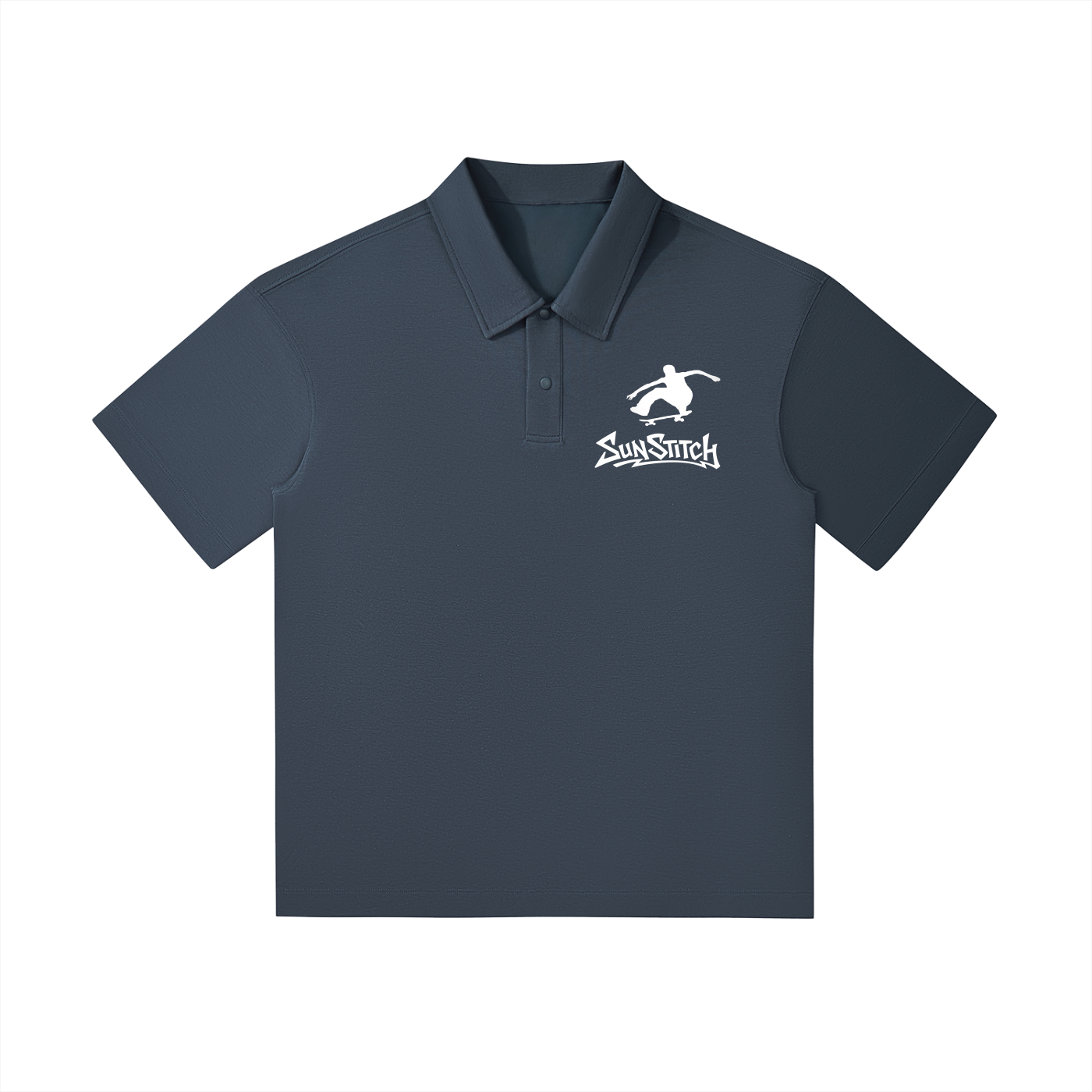 Drop Shoulder Short-Sleeve Polo
